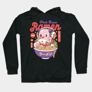 Pink Bean Ramen Kawaii Hoodie